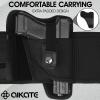 AIKATE Upgraded Belly Band Holster for Concealed Carry, Deep Concealment Gun Holster for Men, Waistband Holsters Fits for Glock 19, 17, M&P Shield 9MM Most Pistols (Fits Belly Up to 55", Left) view 2