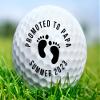 Promoted to Uncle, Grandpa, Papa Golf Ball Personalized, Pregnancy Reveal Gift, Uncle to Be Gift, Pregnancy Announcement, Custom Golf Balls (1 GOLF BALL) view 3
