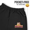 LOGOVISION Brooklyn College Primary Logo Mens Jogger Sweatpants, Black, XX-Large view 3