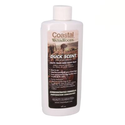 Coastal Pet - Water & Woods Dog Training Scents by Coastal Pet - Maximum Potency Formula - Concentrated Scent for Outdoor Training & Hunting - Duck, 4 Fl Oz