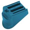 NDZ Performance Magazine Base Plate with Finger Extension for Springfield Hellcat 10 Round 9mm  Blue Laser Engraved Aluminum  3 Crosses  USA Made view 2