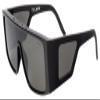 Black Flys Fly Jefe Z87+ Safety Sunglass (SHINY BLACK W/SMOKE LENS) view 1