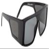 Black Flys Fly Jefe Z87+ Safety Sunglass (SHINY BLACK W/SMOKE LENS) view 2