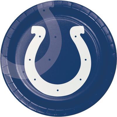 Trendware Indianapolis Colts Paper Plates, 24 ct, Officially Licensed