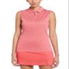 Callaway Womens 1/4 Zip Sleeveless Heather Polo (as1, Alpha, s, Regular, Regular, Geranium) view 1