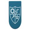 NDZ Performance Magazine Base Plate with Finger Extension for Springfield Hellcat 10 Round 9mm  Blue Laser Engraved Aluminum  US Army 75th Ranger Regiment  USA Made view 1