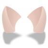 Helmet Flair Softeez Light Pink Cat Ears for Helmet | Made in USA | Foam Kitty Ear Accessory for Bike, Ski, Snowboard & Airsoft Helmet | Peel & Stick | Pair (Pink) view 1
