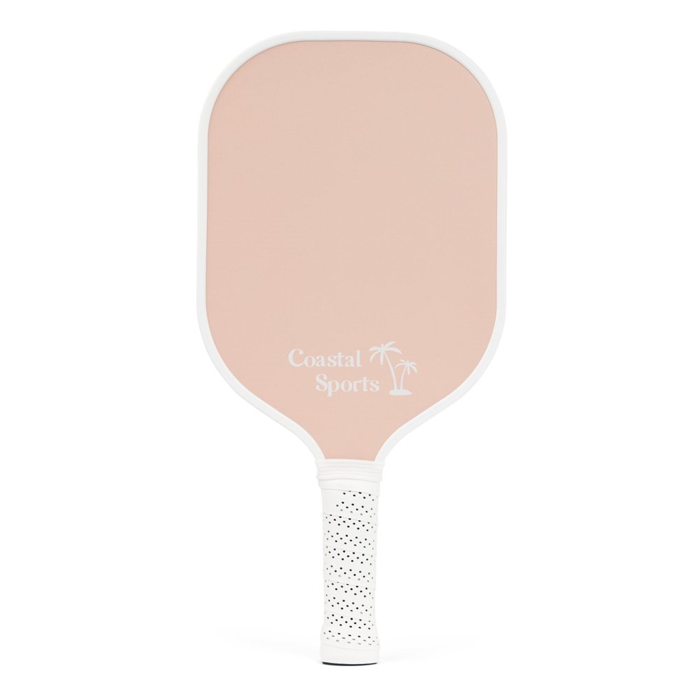 Coastal Sports Pickleball Paddle | Graphite Face & Honeycomb Polymer Core | Premium Grip | Lightweight (Beige)