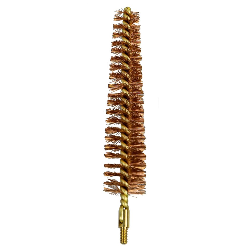 Pro-Shot Products Chamber Brush .50 BMG / 12.7mm Bronze, Brass Core, Looped End, #8-32 Threads, Tapered Bristles for Case-Neck Area, Solvent-Safe, Dense Fill, Made in USA