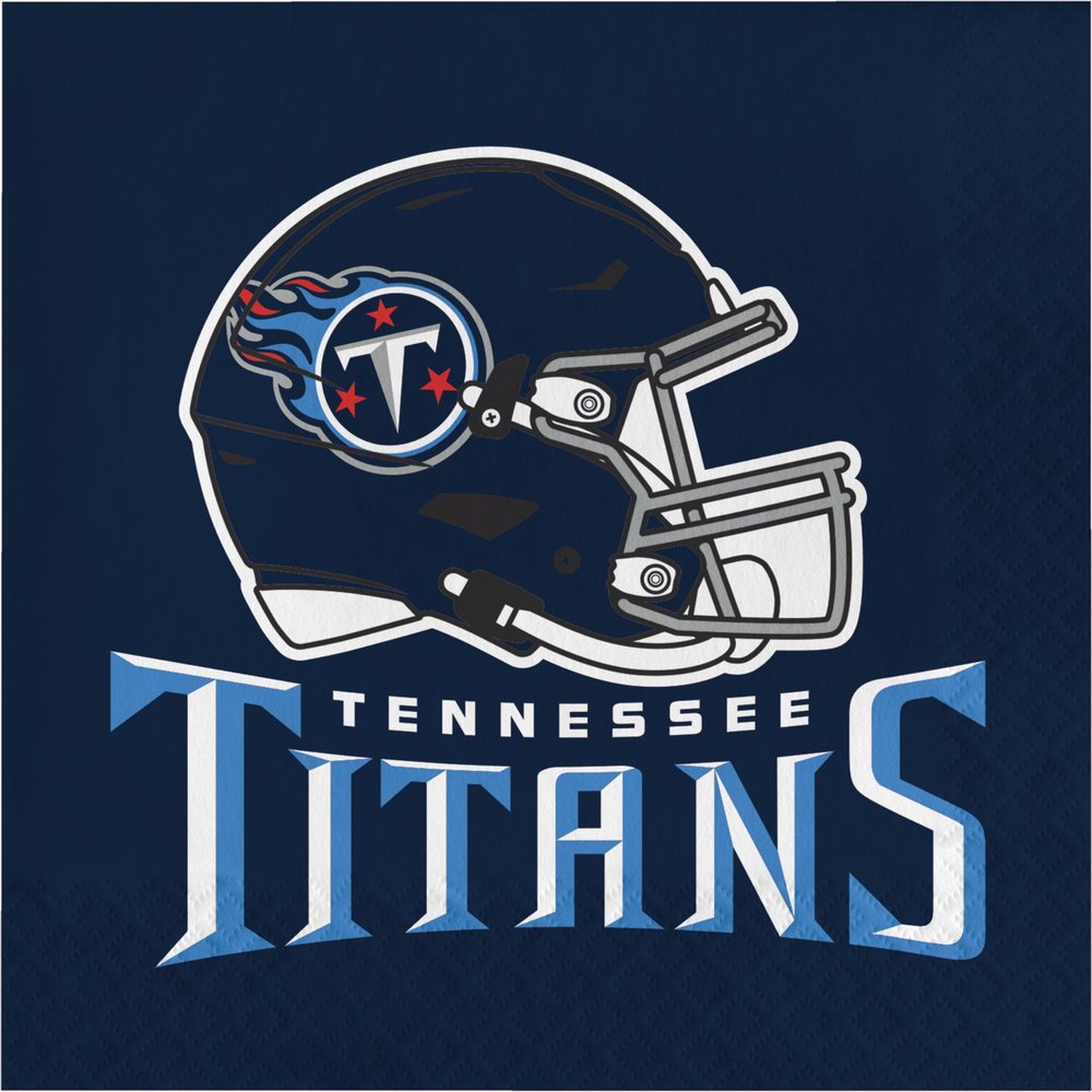 Trendware Tennessee Titans Napkins, 48 ct, Officially Licensed