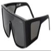 Black Flys Fly Jefe Z87+ Safety Sunglass (SHINY BLACK W/SMOKE POLARIZED LENS) view 1