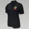 Armed Forces Gear Men's US Marine Corps Performance Polo - Official Licensed US Marine Corps Shirts for Men (Black, 2X-Large) view 2