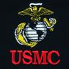Armed Forces Gear Men's US Marine Corps Performance Polo - Official Licensed US Marine Corps Shirts for Men (Black, 2X-Large) view 3