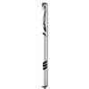 SuperStroke Zenergy Flatso 17" 3.0 Golf Putter Grip with No Taper Enhanced SPYNE Technology, New Multi-Zone Texturing and Tech-Port, White/Black view 3