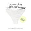 ODDO BODY 100% Organic Pima Cotton Underwear Mid-Rise French Cut (Mauve, XL) view 4