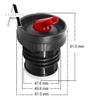 Stanley Thermos Stopper Pico de Mate Replacement Part For Classic Vacuum Insulated Wide Mouth Bottle Thermos (1.1QT, 1.5QT, 2QT) (2, Black-Red) view 2