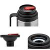 Stanley Thermos Stopper Pico de Mate Replacement Part For Classic Vacuum Insulated Wide Mouth Bottle Thermos (1.1QT, 1.5QT, 2QT) (2, Black-Red) view 4