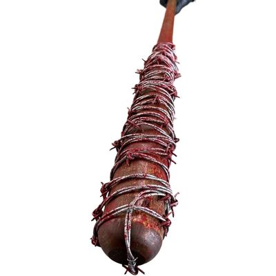 Premium Walking Dead Lucille Negan Hardwood Replica | Apocalypse Red Brand Version
