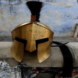300 Movie Solid Steel Helmet Spartan King Leonidas Spartan Helmet Medieval Gift