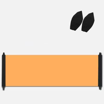 IMPREC Slide Board, with End Stops, Booties Workout Board for Workout and Balance Cardio Exercise,Glide Training with Shoe Booties and Carrying Bag Included (Color : Orange, Size : 1.8m)