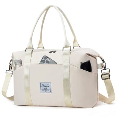 Gym Bag for Women Multiple Pockets Travel Duffle Tote Bag, Waterproof Weekender Overnight Bags for Women with Wet Compartment