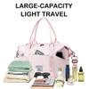 Gym Bag for Women Multiple Pockets Travel Duffle Tote Bag, Waterproof Weekender Overnight Bags for Women with Wet Compartment view 3