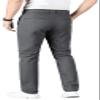 ESSYSHE Mens Slim Fit Flat Front Dress Pants Wrinkle Free Khaki Casual Pants 8252Grey A33x28 view 2