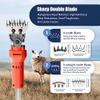 YIYIBYUS Sheep Shears Electric Soft Shaft Wool Scissors, 750W 110V Flexible Sheep Goat Shears Shearing Machine 2400r/min Adjustable Blades Grooming Clippers for Sheep view 3