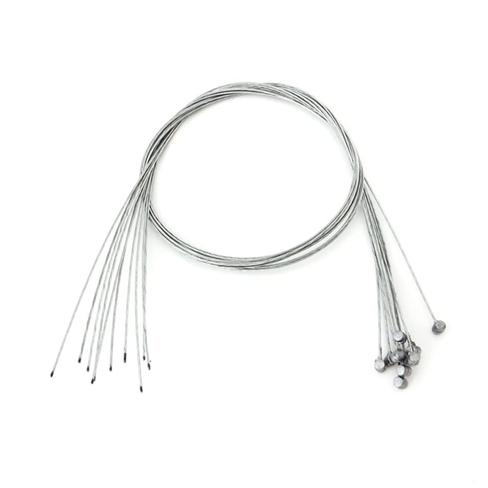 Homoyoyo Long Lasting Bike Cable 10pcs 2m Bicycle Brake Wire Line Strong Pulling Tension for Bikes