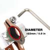 2.75 "Bike Water Bottle Holder, Vintage Leather Bike Beverage Holder,Bike Cup Holder,Bike Drink Holder for Motorcycle Bike Stroller Walker Wheelchair Scooter Golf Cart view 4