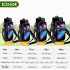 icolor Water Bottle Carrier Bag Holder 25/32/40/64oz,Adjustable Padded Shoulder & Handle Strap Sports Sling Hiking Pack,Insulated Neoprene Wide Mouth Bottle Sleeve view 3