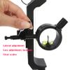 Archery Compound Bow Sight Aluminum Alloy 0.019" Fiber Optic 1 Pin Bow Sight Micro-Adjustable Aim Sight Toolless Quickset with Sight Light Compound Bow Accessory (Bow Sight with 4X Lens) view 3