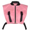 Bnigung Women's Sexy Crop Cargo Vest Sleeveless Buckle Zip Up Vest Jacket Tops Steampunk Streetwear with Pockets(Pink,XXL) view 1