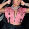 Bnigung Women's Sexy Crop Cargo Vest Sleeveless Buckle Zip Up Vest Jacket Tops Steampunk Streetwear with Pockets(Pink,XXL) view 2