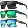 DioKiw Polarized Sunglasses for Men Sporty Style Design Driving Travel Sun Glasses Lightweight Square Frame UV Protection Goggles view 1