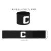 BESPORTBLE Adjustable Captain Arm Bands for Soccer, Elastic Soccer Captain Armband for Youth Kids and Adult, Black Polyester view 4