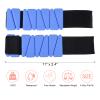 PATIKIL Adjustable Wrist Weights for Women, 2Lbs Workout Ankle Weights Arm Weights for Men Women Training Yoga Jogging Walking Aerobics, Blue (1Lb Each) view 2