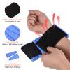 PATIKIL Adjustable Wrist Weights for Women, 2Lbs Workout Ankle Weights Arm Weights for Men Women Training Yoga Jogging Walking Aerobics, Blue (1Lb Each) view 3