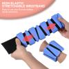 PATIKIL Adjustable Wrist Weights for Women, 2Lbs Workout Ankle Weights Arm Weights for Men Women Training Yoga Jogging Walking Aerobics, Blue (1Lb Each) view 4