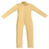 Aislor Kids Girls Zipper Back Full Body Gymnastics Jumpsuit Unitard Bodysuit Ballet Dance Dancewear Nude 3-4 Years view 4