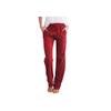 Uillui Pants for Women Casual Comfortable Straight Pants Cotton Linen Elastic Waist Slacks Trousers Loose Fit Wide Leg Pants, Z01_red view 1