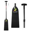 Z&J SPORT Adjustable Dragon Boat Paddle, IDBF Approved Boat Oars, Carbon Fiber Paddle Adjustable T Handle with Adjuster for Dragon Boat Paddler (Range: 43-52 /110cm-132cm) (Rhombus Pattern) view 1