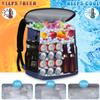 Cooler Backpack Insulated Leakproof Waterproof Backpack Cooler Bag 30 Cans, Large Capacity Lightweight Travel Camping Beach Backpack Cooler Ice Chest for Men and Women, Blue view 4