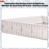 6 Pcs Fish Ruler Decal Fish Measuring Tape Sticker for Boat Adhesive Fishing Ruler Transparent Waterproof Fish Sticker Clear Tape Measure for Boats Kayak Net Gaff Fishing Accessories (50 Inch) view 3