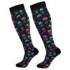 Wusikd Mushrooms Skulls Compression Socks for Women and Men Circulation Colorful Long Socks for Athletic Running 1 view 1