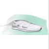 Summer Ombre Green Shoe Bags,Large Travel Golf Shoes Pouch Bags Storage Organizer Accessories with Zipper & Handle for Men, Women, Kids, Traveling, Gym, Sport, Abstract Modern White Gradient Art view 2