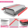 Air Mat Gymnastics Tumbling Mat, 3.3ft Inflatable Gymnastics Mat Gym Tumble Mat 4 Inch Thickness for Home Use/Training/Cheerleading/Yoga/Water Fun with Electric Pump,Red view 3