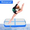 Air Mat Gymnastics Tumbling Mat, 3.3ft Inflatable Gymnastics Mat Gym Tumble Mat 4 Inch Thickness for Home Use/Training/Cheerleading/Yoga/Water Fun with Electric Pump,Red view 4