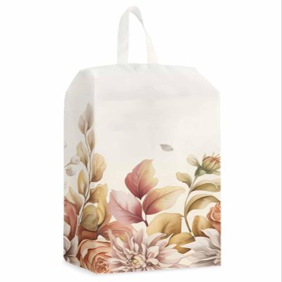 Country Eucalyptus Flowers Shoe Bags,Large Travel Golf Shoes Pouch Bags Storage Organizer Accessories with Zipper & Handle for Men,Women,Traveling,Gym,Sport,Fall Farmhouse Leaves Rose Dahlia Floral