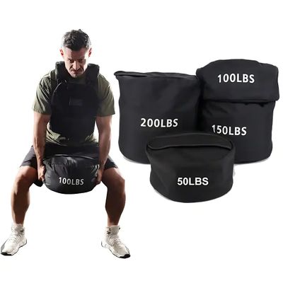 Strongman Sand Bag - Training Sandbag, Heavy Duty Workout Sandbags Fitness Weights Sandbags for Training, Fitness, Lifting, Cross-Training Workouts, Exercise and Military Conditioning (150LB)